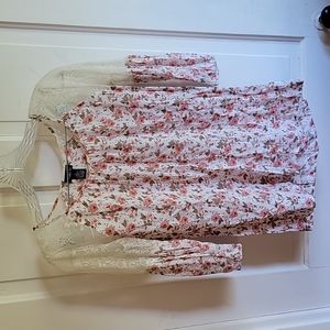 Rue 21 pink floral top